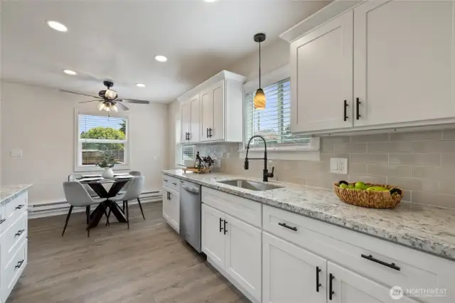Eat in Kitchen with New LVP Floors