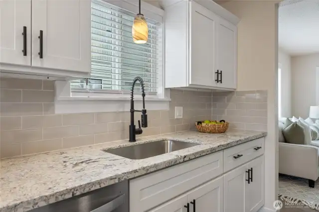Kitchen with Granite Countertops