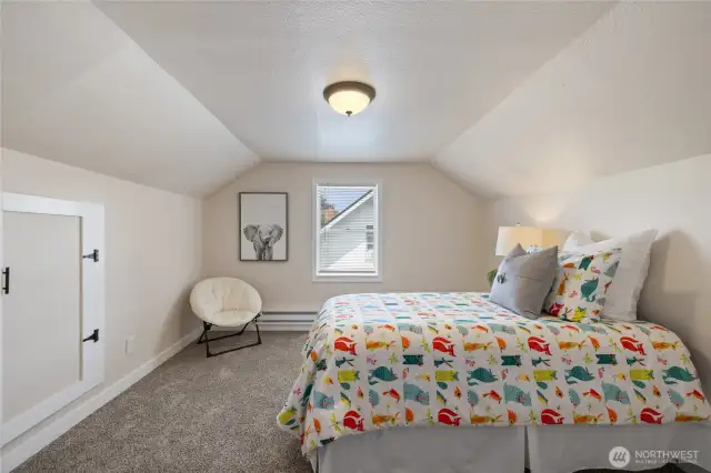 Bedroom #3 with New Carpet