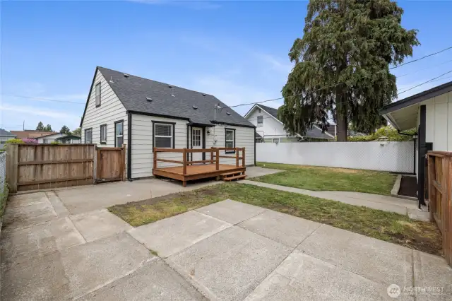 Backyard with RV Parking