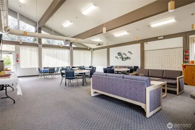 Clubhouse recreation and meeting rooms