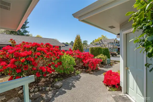 Lovely landscaping (all taken care of by the HOA)