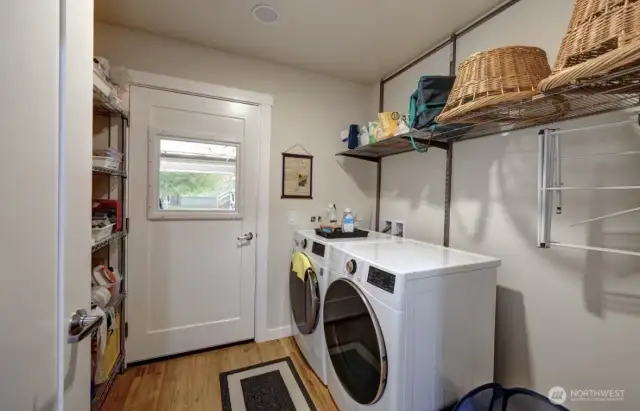 Utility room with access to outside
