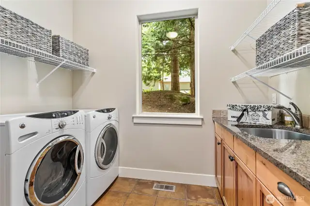 Main floor laundry off garage