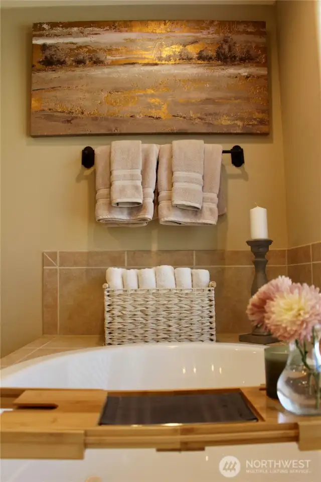 Beautiful soaking tub