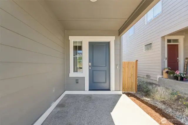 Covered front porch