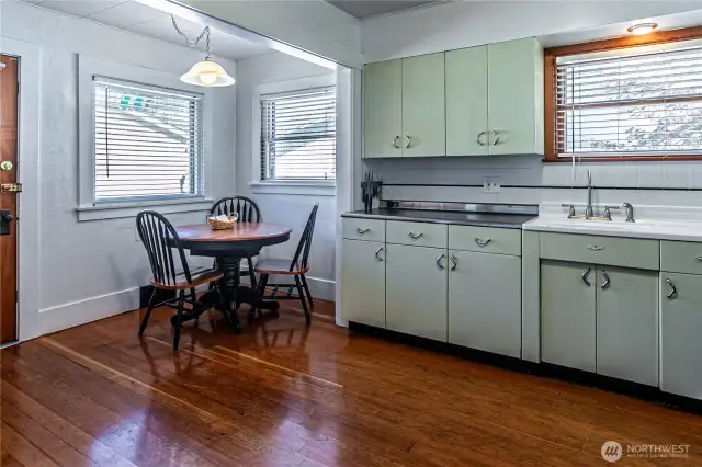 Kitchen with eating area
