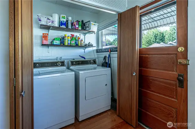 Laundry area