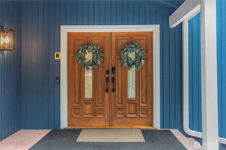 Beautiful home entrance