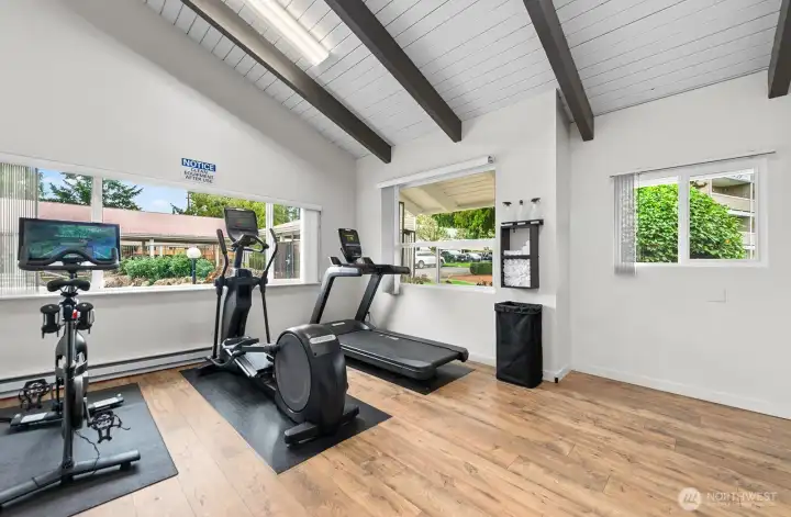 Updated clubhouse includes newly remodeled gym!