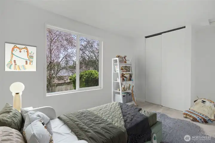 Bedroom 2, virtually staged