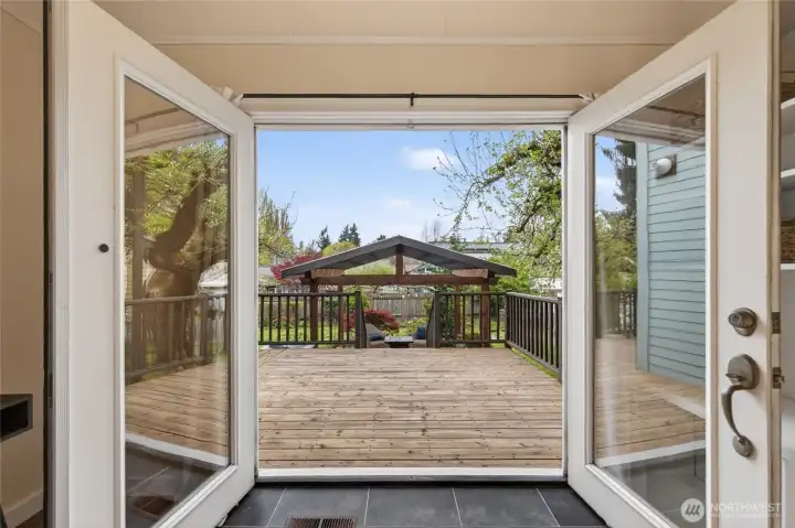 Just steps from relaxation!