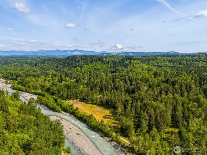 Carbon River located across the street!
