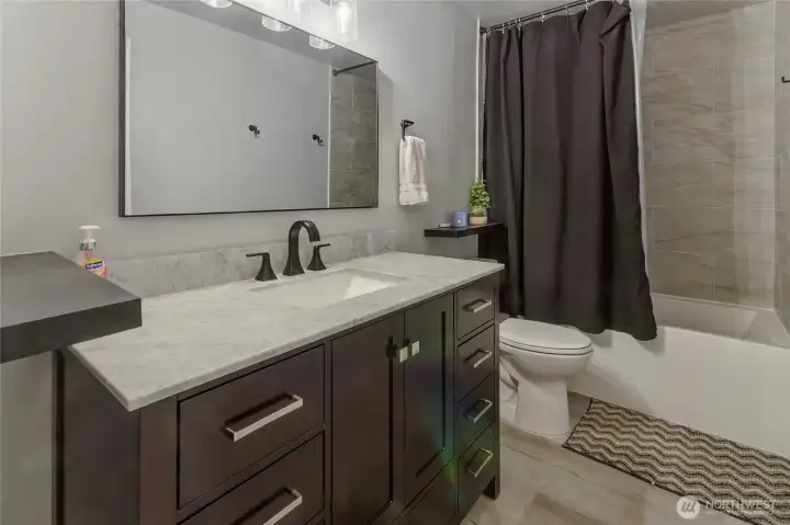 Updated main bathroom