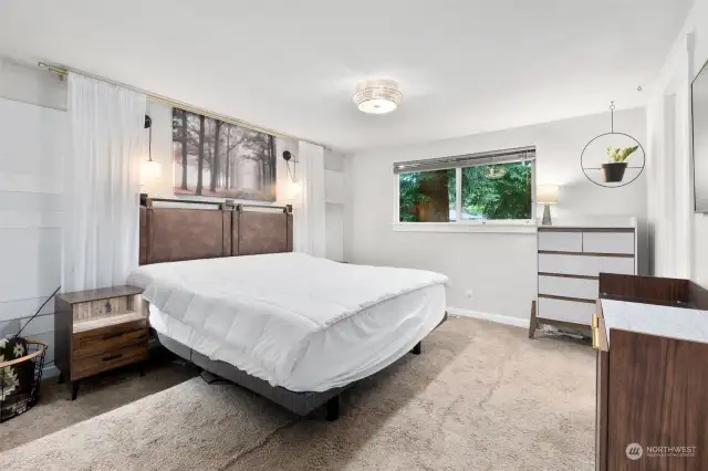 Indulge in the luxury of a spacious primary bedroom boasting two closets, including a generous walk-in closet! Experience comfort and convenience in style, with plenty of room to personalize and unwind in your own private sanctuary.