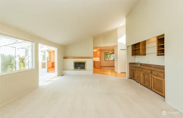 Great Room with Wet Bar - Main Level