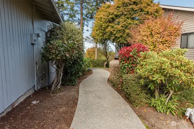 Newer Golf cart Path East of Condo