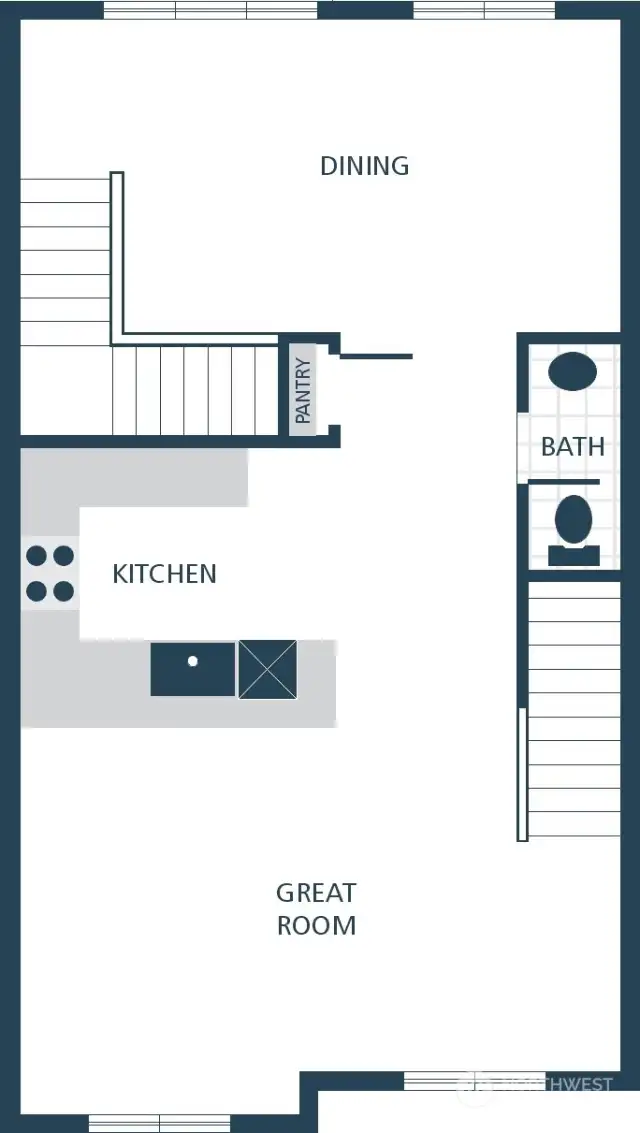 image is a rendering Photographs are for illustrative purposes only. Features, finishes, interior/exterior colors, landscaping and floorplan shown may vary from actual homes built.