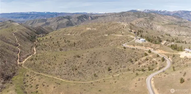Entire parcel facing South-Southwest.
