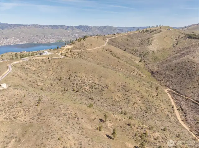 Entire parcel facing North-Northeast.