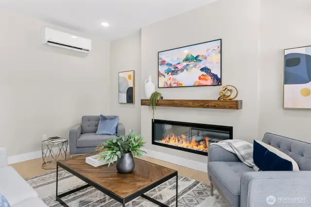 Great room on main level welcomes you home