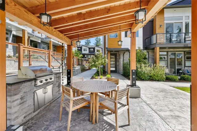 BBQ and gathering area
