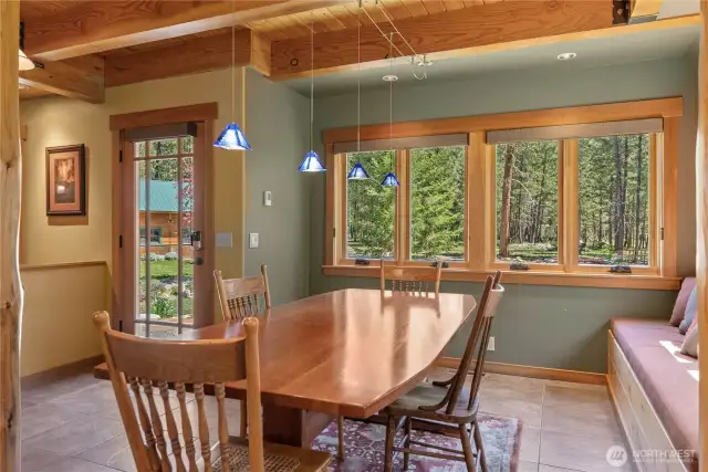 Southern windows invite the winter sun!