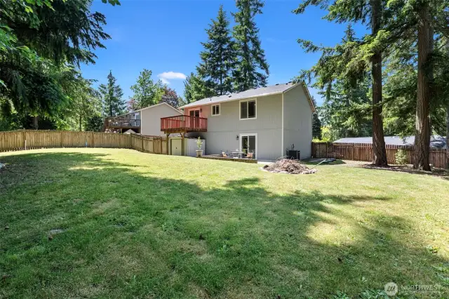 Fenced Backyard