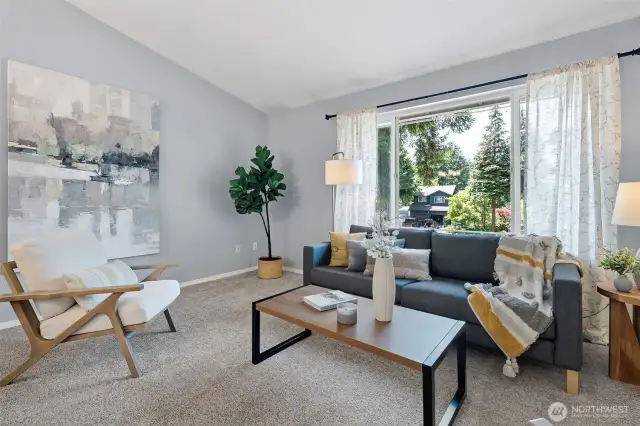 Living Room with large picture window