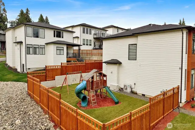 Fenced in yard
