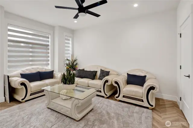 main floor bedroom or living room