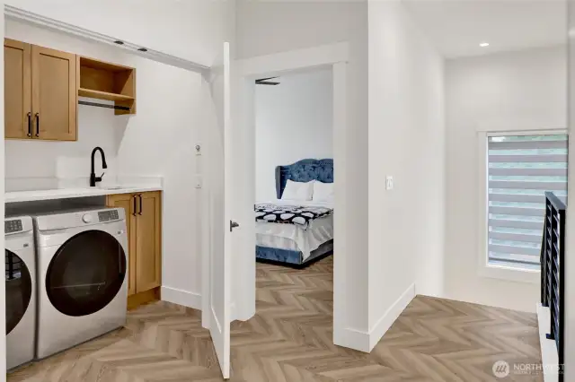 Laundry upstairs