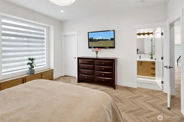 3rd bedroom with attached bathroom