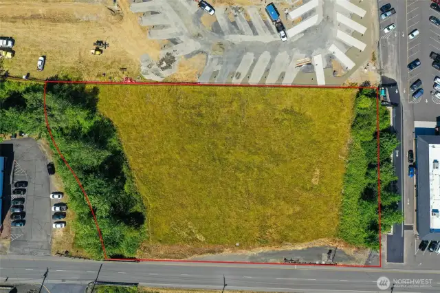 Approx 350 feet of Kresky Ave frontage