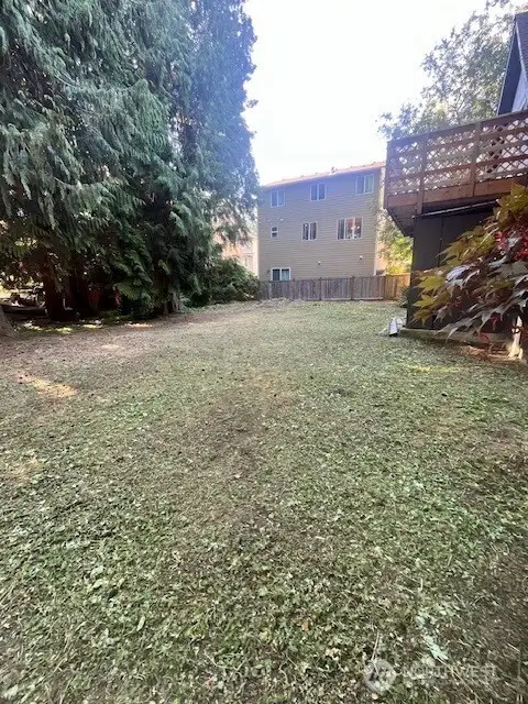 Large side yard