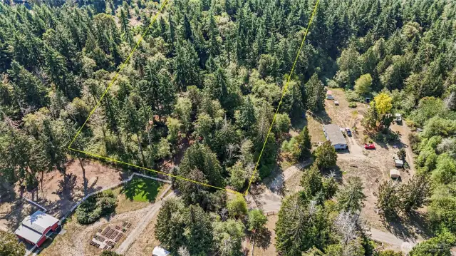 Well House and Propane Tank in bottom right corner