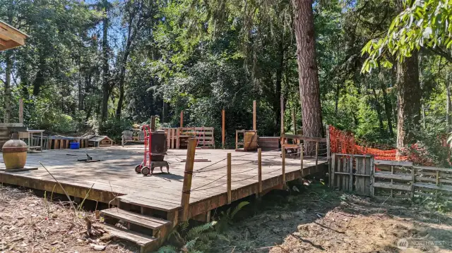 Large deck - needs a little love