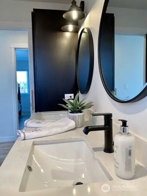 Cutom Quartz Counters throughout