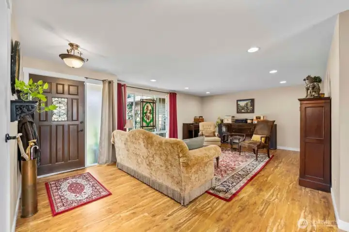 Home features luxury vinyl plank flooring throughout most of the house.