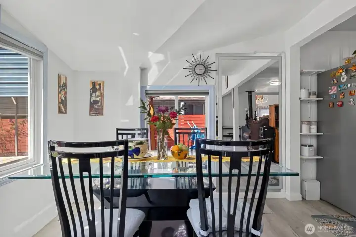 Plenty of space for dining