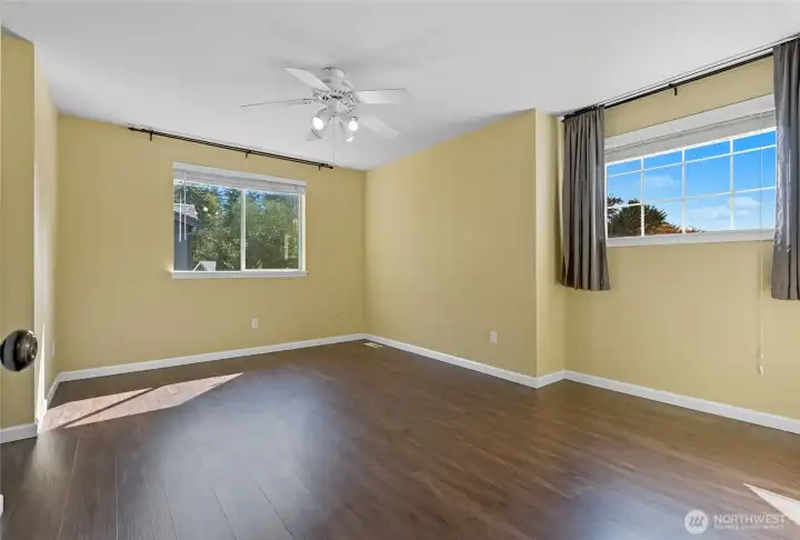 Your evening slumber will be sweet with this large primary bedroom with ensuite bathroom.