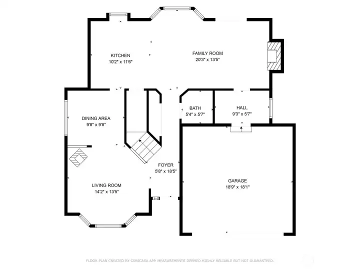 Lower level floor plan