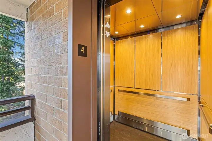 Recent elevator renovations, with its modern systems and safety features, provides reliable, stair free access to the top floor and adds to this unit's accessibility benefits.