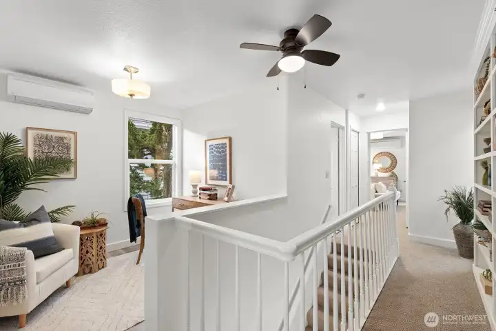 Office space on 2nd level. Has closet-perhaps add wall and make 3rd bedroom?