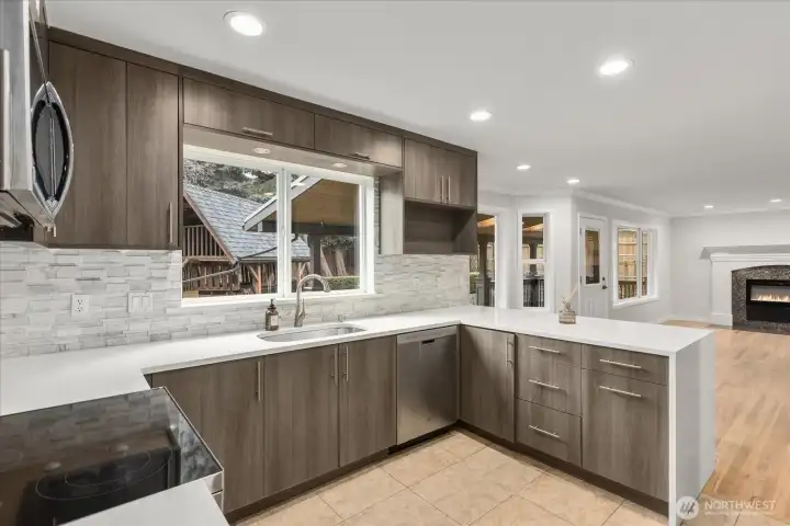 Updated Flat Panel Kitchen