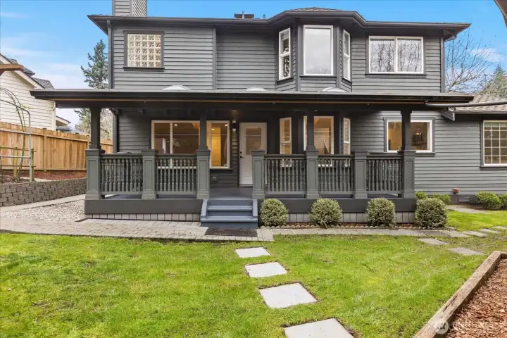 Landscaped Back Yard