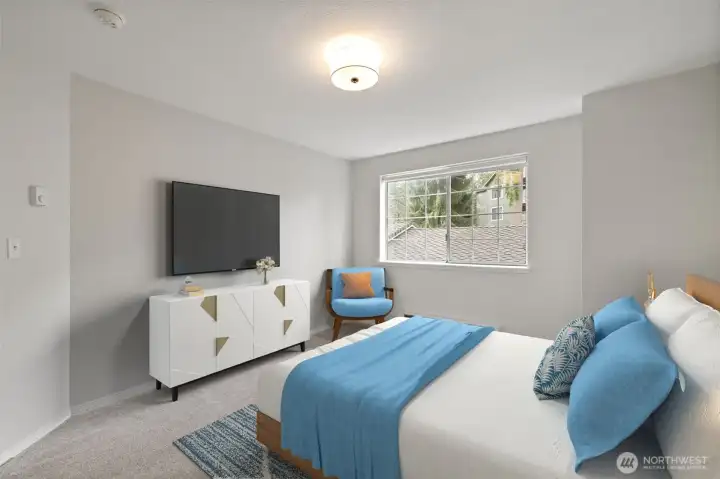 Bedroom Virtually Staged