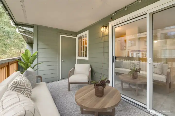 Balcony Virtually Staged