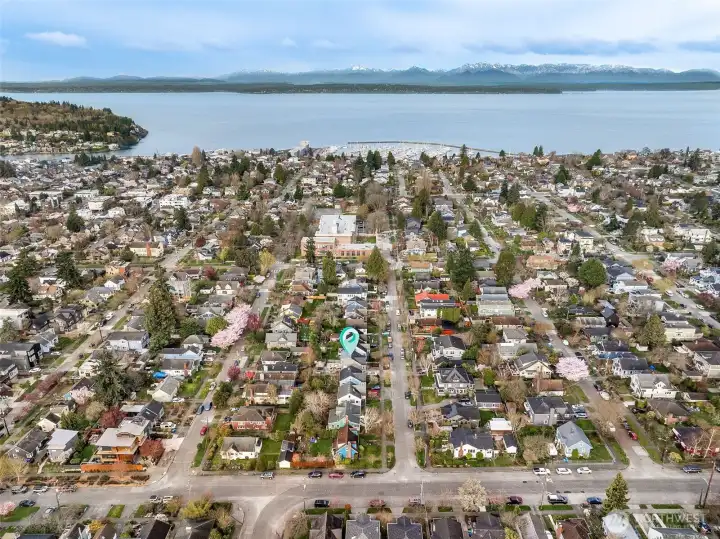 Close to Puget Sound and Shilshole Marina