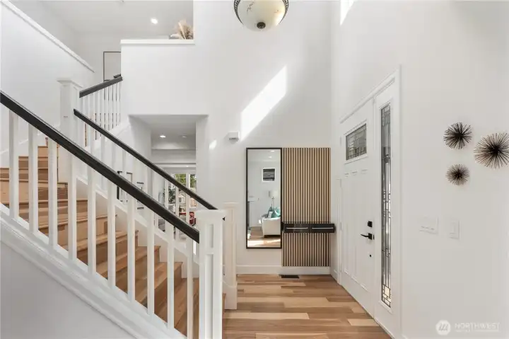 20 ft Ceilings in Entry